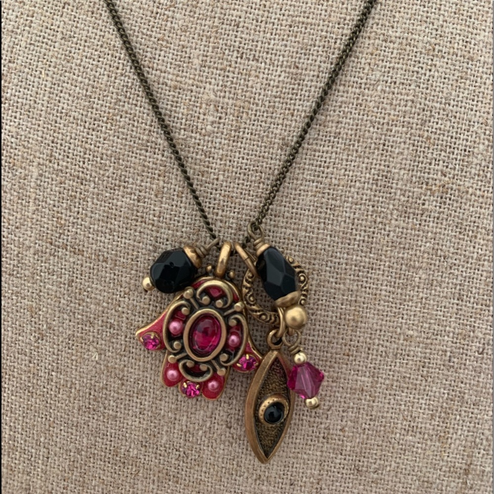 Michal Golan Hamsa Charm Necklace